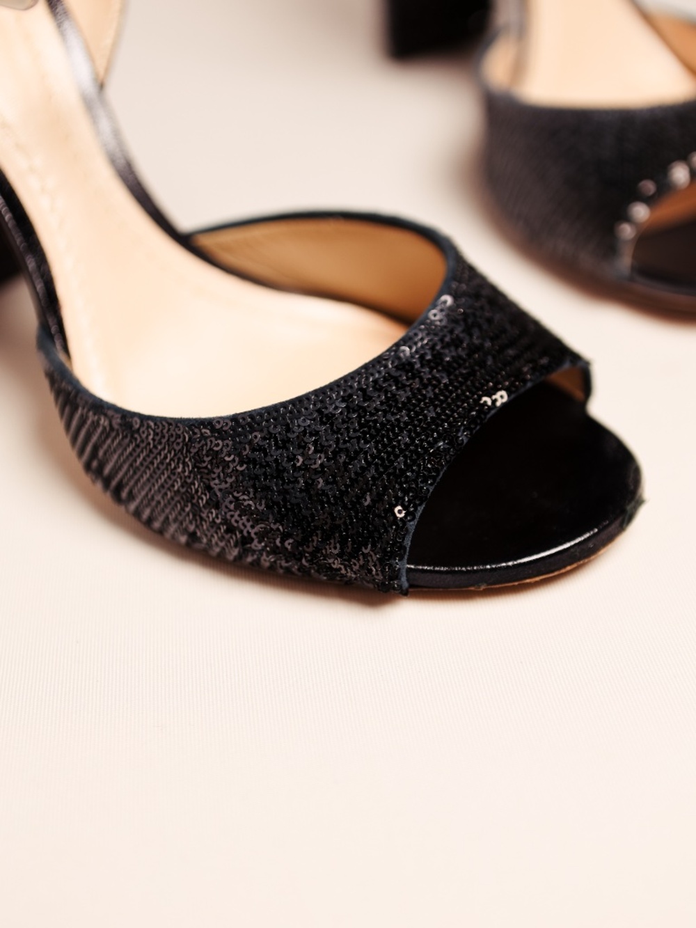Christian Dior Sequins Slingback Pumps sz 40 - Picture 2 of 5